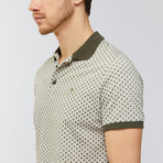 Circles Polo Shirt // Beige (XS)