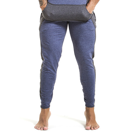 Athletic Sport Pants // Blue + Gray (XS)