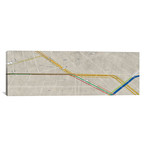 Brooklyn Flatbush Avenue by Project Subway NYC (36"W x 12"H x 0.75"D)