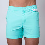 Larvotto Swim Short // Aqua Amalfitana (X-Small)