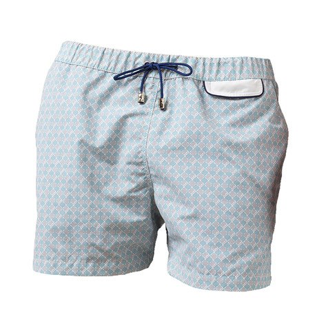 Croisette Swim Short // Signature Pattern (Small)