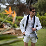 Cannes Swim Shorts // Pearl White (Size XS)