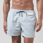 Croisette Swim Short // Signature Pattern (Small)