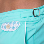 Larvotto Swim Short // Aqua Amalfitana (X-Small)