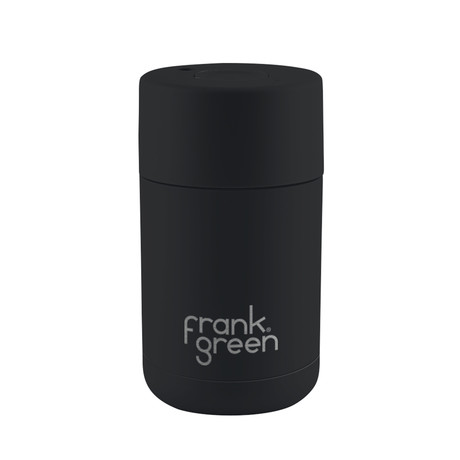 Stainless Steel Reusable Cup // Black (10oz)