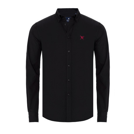 Humberto Button-Up Shirt // Black (S)