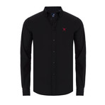 Humberto Button-Up Shirt // Black (XL)