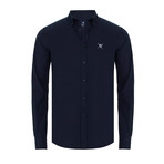 Israel Button-Up Shirt // Navy (S)