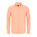 Auden Cavill // Jordyn Button-Up Shirt // Salmon (XL)