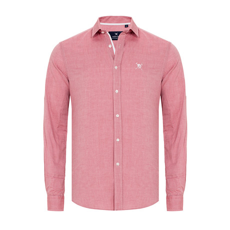 Jan Button-Up Shirt // Red (S)