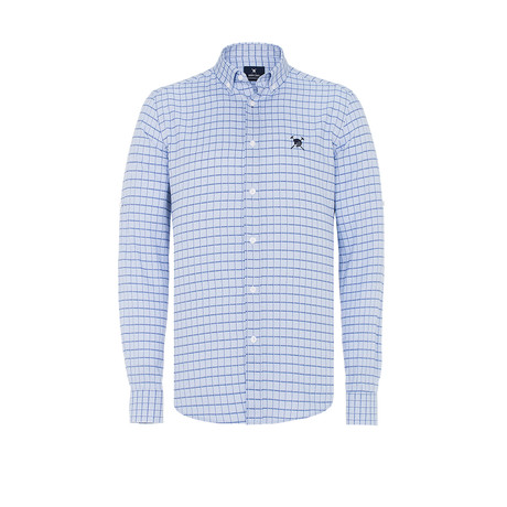 Seth Button-Up Shirt // Baby Blue (S)