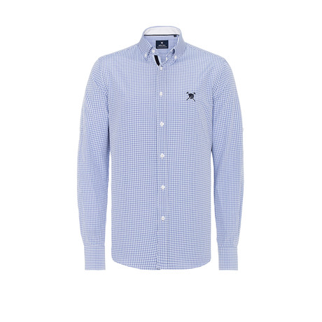 Tristan Button-Up Shirt // Baby Blue (S)