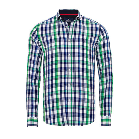 Hamza Button-Up Shirt // Green (S)