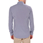 Semaj Button-Up Shirt // Navy (XL)