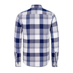 Jeremy Button-Up Shirt // Navy (3XL)