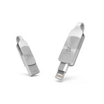 Iklips DUO+ // Apple Lightning iOS Flash Drive // 32GB (Glowing Amber)