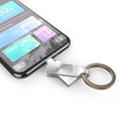 Iklips DUO+ // Apple Lightning iOS Flash Drive // 32GB (Glowing Amber)