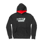 Works Boxed Up Logo Hoodie // Black (S)