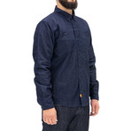 Sa1nt Aramid Lined Denim Shacket // Indigo (2XL)