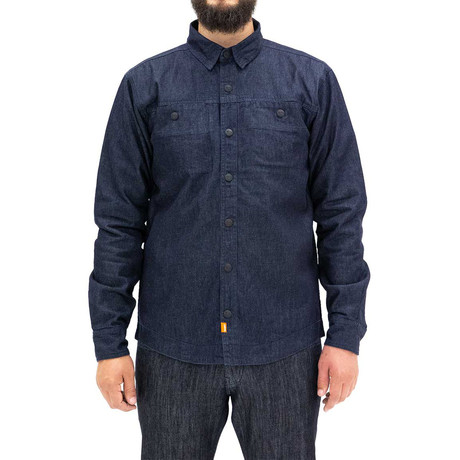 Sa1nt Aramid Lined Denim Shacket // Indigo (S)