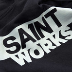 Works Boxed Up Logo Hoodie // Black (S)