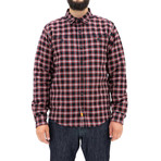 Sa1nt Aramid Lined Flannel Shacket // Black + Red (2XL)
