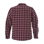 Sa1nt Aramid Lined Flannel Shacket // Black + Red (2XL)