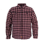 Sa1nt Aramid Lined Flannel Shacket // Black + Red (2XL)