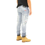 Works Aviator Cargo // Bleached Indigo (30WX33L)