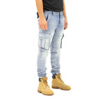 Works Aviator Cargo // Bleached Indigo (30WX33L)