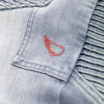 Works Aviator Pant // Bleached Indigo (30WX33L)