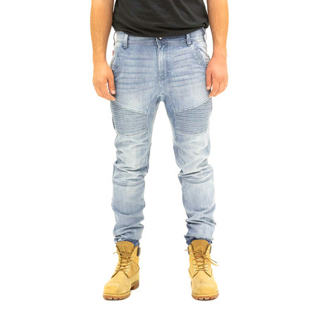 Works Aviator Pant // Bleached Indigo (28WX33L)