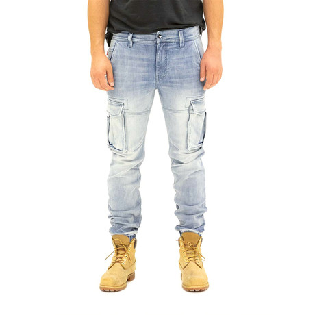 Works Aviator Cargo // Bleached Indigo (28WX33L)