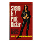 Ramones "Sheena Is A Punk Rocker" 1960s Pulp Novel Mashup (8.5"W x 11"H x 0.1"D)
