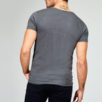 Solid Crewneck T-Shirt // Anthracite (XS)