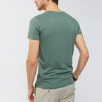 Solid Crewneck T-Shirt // Army Green (XS)