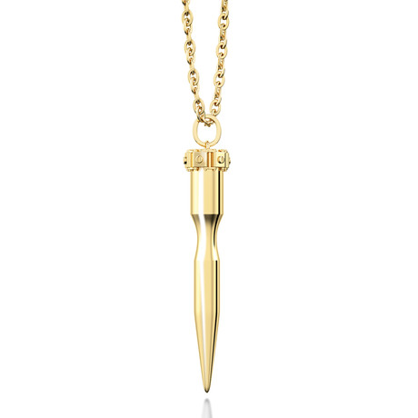 Gold Bullet Necklace // 30 Inches - IceLink - Touch of Modern