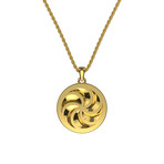 Large Gold Eternity Necklace (22")