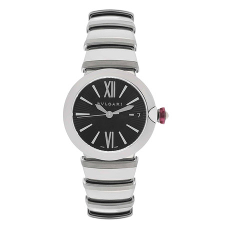 Bulgari Ladies Lvcea Black Dial Date Automatic // LU33BSSD // Store Display