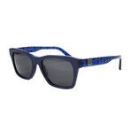 MCM663S Sunglasses // Blue Visetos