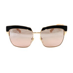 MCM102S Sunglasses // Shiny Rose Gold + Nude Visetos
