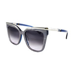 MCM642S Sunglasses // Blue Lurex