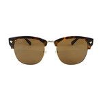 MCM604S Sunglasses // Shiny Gold Havana