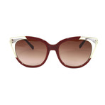 MCM660SA Sunglasses // Burgundy