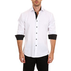 Kline Long-Sleeve Button-Up Shirt // White (XS)