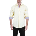 Lang Long-Sleeve Button-Up Shirt // Yellow (2XL)