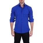 Bullock Long-Sleeve Button-Up Shirt // Blue (M)