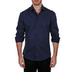 Dudley Long-Sleeve Shirt // Navy (L)