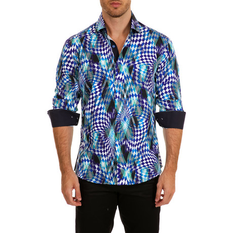 Patrick Long-Sleeve Shirt // Blue (XS)