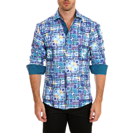 Dillon Long-Sleeve Shirt // Blue (XS)